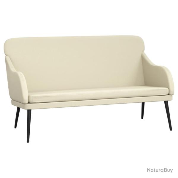 Banc banquette 110 x 76 x 80 cm synth�tique cr�me 02_0010490