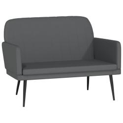Banc banquette 107 x 80 x 81 cm synth&eacute;tique gris 02_0010697