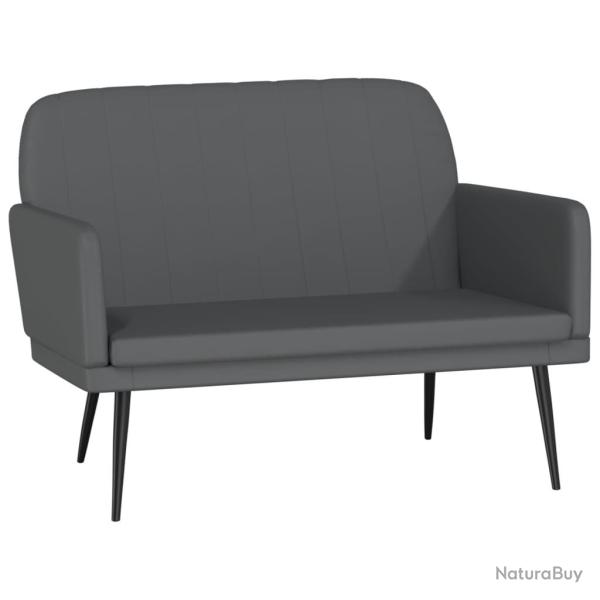 Banc banquette 107 x 80 x 81 cm synth�tique gris 02_0010697