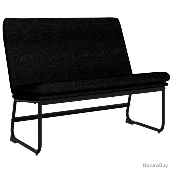Banc banquette 100 x 75 x 76 cm tissu noir 02_0010501