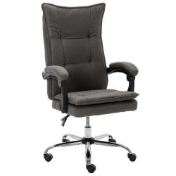 Chaise fauteuil si&egrave;ge de bureau informatique &eacute;tude tissu gris 02_0024027
