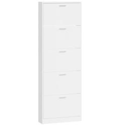 Armoire &agrave; chaussures range chaussures rangement meuble entr&eacute;e couloir salon brillant 59 x 17 x 169