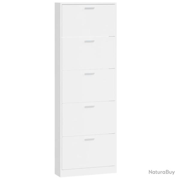 Armoire � chaussures range chaussures rangement meuble entr�e couloir salon brillant 59 x 17 x 169
