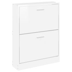 Armoire &agrave; chaussures range chaussures rangement meuble entr&eacute;e couloir salon brillant 59 x 17 x 81 c