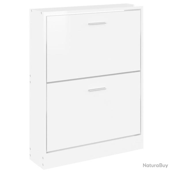 Armoire � chaussures range chaussures rangement meuble entr�e couloir salon brillant 59 x 17 x 81 c