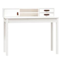 Bureau table poste de travail meuble d'ordinateur informatique &eacute;tude 110 x 50 x 93 cm bois massif d