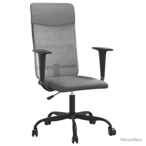 Chaise fauteuil si�ge de bureau informatique �tude r�glable en hauteur gris 02_0024067