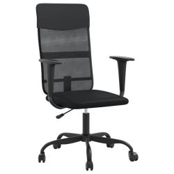 Chaise fauteuil si&egrave;ge de bureau informatique &eacute;tude r&eacute;glable en hauteur noir 02_0024071
