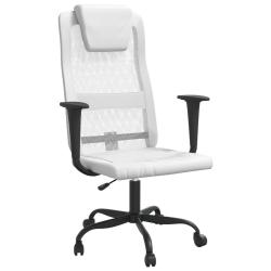 Chaise fauteuil si&egrave;ge de bureau informatique &eacute;tude r&eacute;glable en hauteur blanc 02_0024064