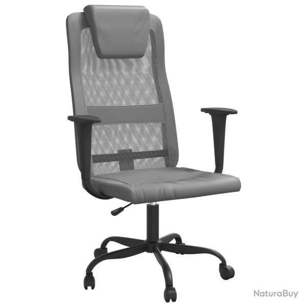 Chaise fauteuil si�ge de bureau informatique �tude r�glable en hauteur gris 02_0024066