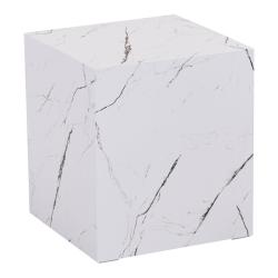 Table d'appoint polyvalente 45 x 40 x 40 cm MDF blanc 03_0010905