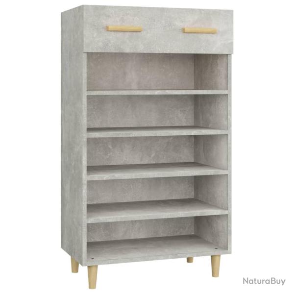 Armoire � chaussures range chaussures rangement meuble entr�e couloir salon 60 x 35 x 105 cm bois d