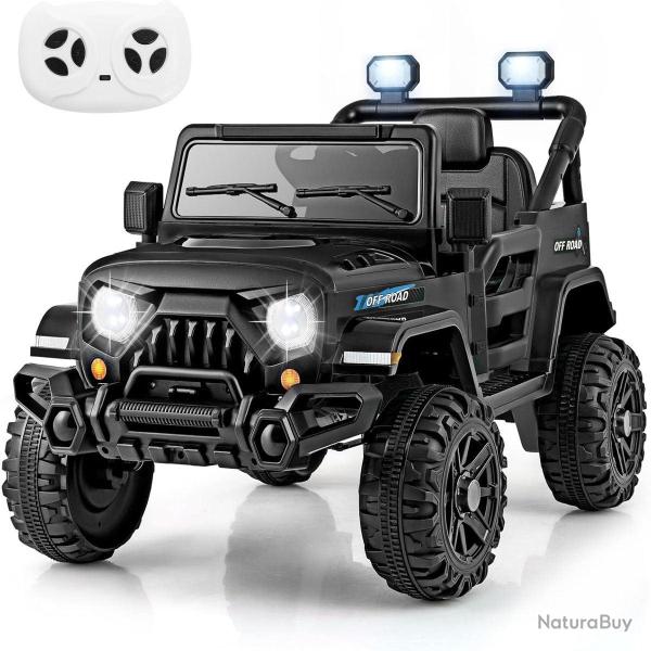 Voiture �lectrique enfant tout-terrain 99 x 62 x 62 cm avec t�l�commande et musique design moderne