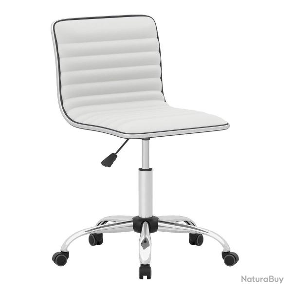 Chaise de bureau ajustable si�ge pivotant 51 x 45 x 82-96,5 cm confort optimal design moderne en si