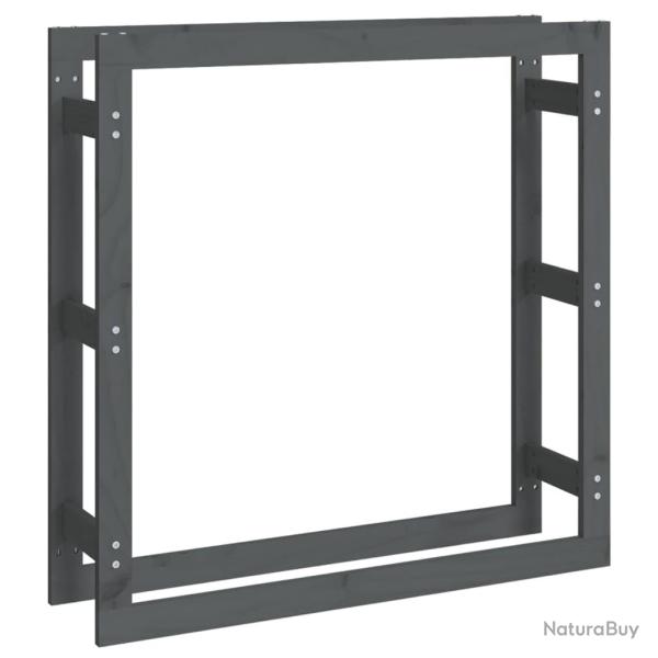 Support pour bois de chauffage porte b�ches rangement organisateur stockage 100 x 25 x 100 cm bois