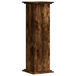 Support pour plantes meuble fleur 33 x 33 x 100 cm bois d'ing&eacute;nierie marron 02_0045142