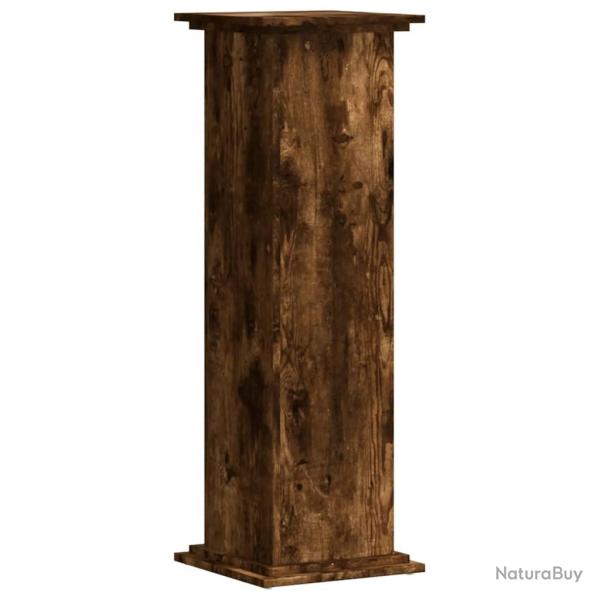 Support pour plantes meuble fleur 33 x 33 x 100 cm bois d'ing�nierie marron 02_0045142