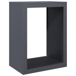 Portant de bois de chauffage 60 x 40 x 80 cm acier anthracite 02_0043732
