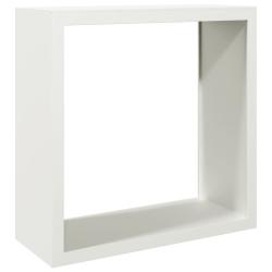 Portant de bois de chauffage 100 x 40 x 100 cm acier blanc 02_0043685