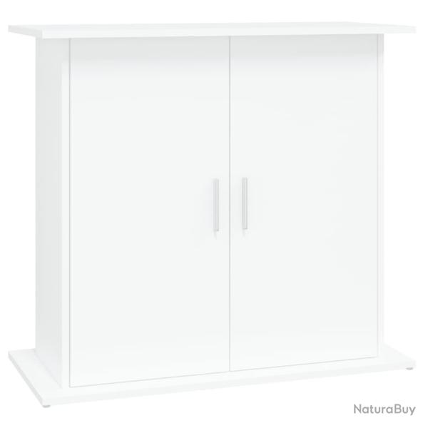 Support base pour aquarium armoire meuble 81 x 36 x 73 cm bois d'ing�nierie blanc 02_0045073