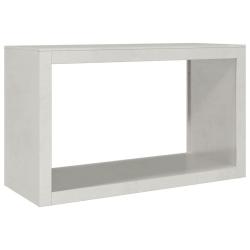 Portant de bois de chauffage 100 x 40 x 60 cm acier inoxydable marron 02_0043697