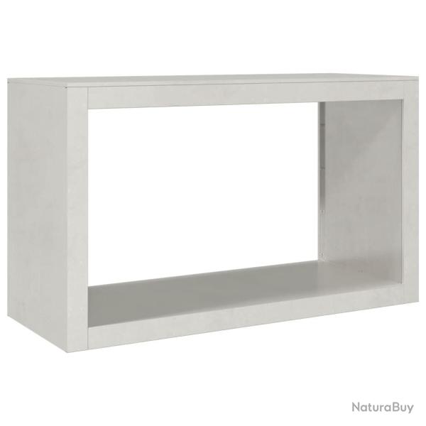 Portant de bois de chauffage 100 x 40 x 60 cm acier inoxydable marron 02_0043697