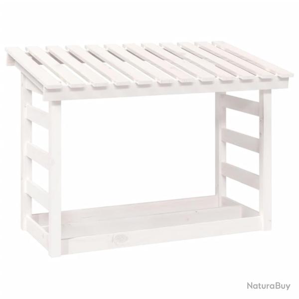 Support pour bois de chauffage porte b�ches rangement organisateur stockage 108 x 64,5 x 78 cm bois