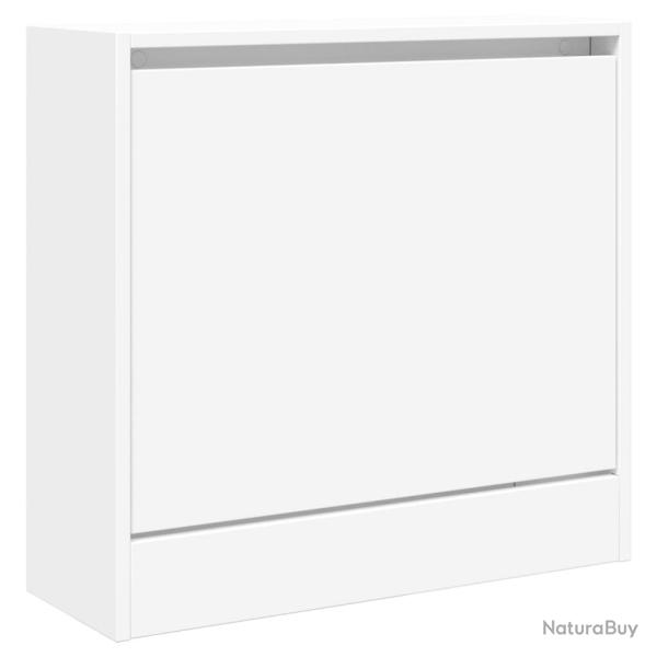 Armoire � chaussures range chaussures rangement meuble entr�e couloir salon 60 x 21 x 57 cm bois d'