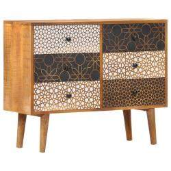 Buffet bahut commode armoire meuble de rangement organisateur cuisine salle de s&eacute;jour salon avec mo