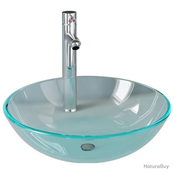 Lavabo de bain avec robinet et drain � poussoir vasque � poser de toilette lave-mains de salle de b