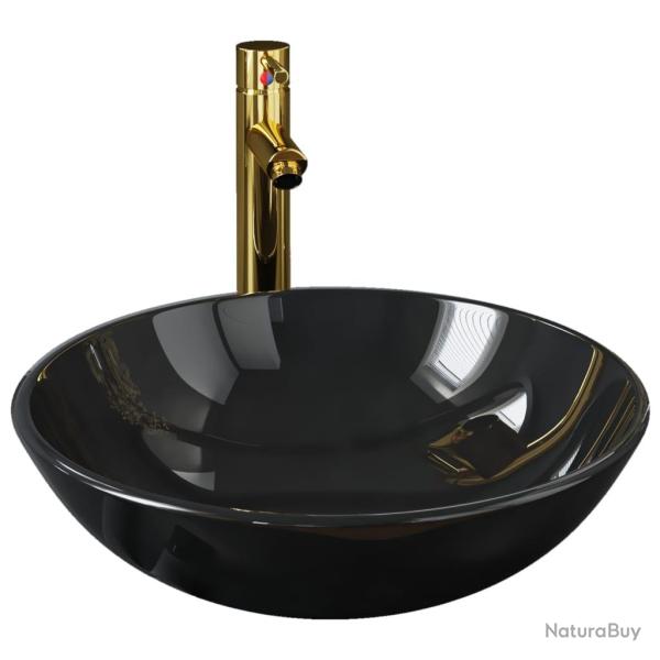 Lavabo de bain avec robinet et drain � poussoir vasque � poser de toilette lave-mains de salle de b