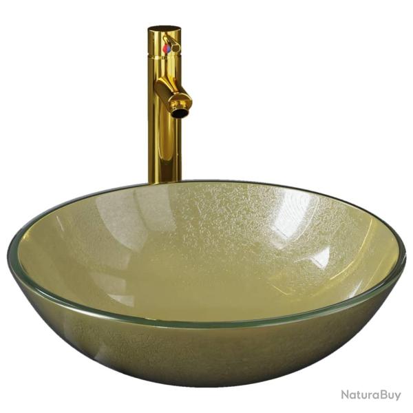 Lavabo de bain avec robinet et drain � poussoir vasque � poser de toilette lave-mains de salle de b
