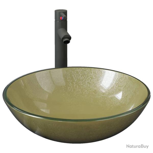 Lavabo de bain avec robinet et drain � poussoir vasque � poser de toilette lave-mains de salle de b