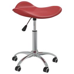 Chaise fauteuil si&egrave;ge de bureau informatique &eacute;tude similicuir rouge 02_0024060