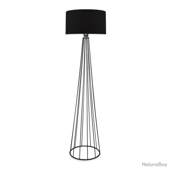 Lampadaire lampe lumi�re luminaire hauteur 155 cm E27 anthracite / noir 03_0007288