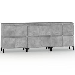 Buffet bahut commode armoire meuble de rangement organisateur cuisine salle de s&eacute;jour salons 3 pcs