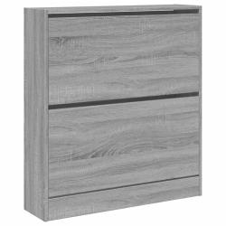Armoire &agrave; chaussures range chaussures rangement meuble entr&eacute;e couloir salon sonoma 80 x 21 x 87,5 c