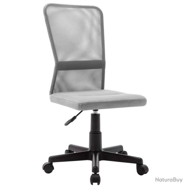 Chaise fauteuil si�ge de bureau informatique �tude 44 x 52 x 100 cm tissu en maille gris 02_0024023
