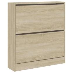 Armoire &agrave; chaussures range chaussures rangement meuble entr&eacute;e couloir salon sonoma 80 x 21 x 87,5 c
