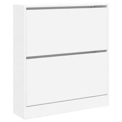 Armoire &agrave; chaussures range chaussures rangement meuble entr&eacute;e couloir salon 80 x 21 x 87,5 cm bois