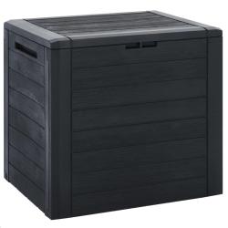 Bo&icirc;te de stockage jardin anthracite 58,5 x 46 x 55 cm polypropyl&egrave;ne 02_0013142