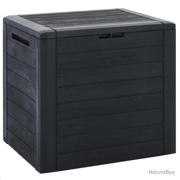 Bo�te de stockage jardin anthracite 58,5 x 46 x 55 cm polypropyl�ne 02_0013142
