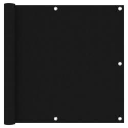 &Eacute;cran de balcon brise pare vue protection confidentialit&eacute; 90 x 400 cm tissu oxford noir 02_0010280