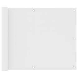 &Eacute;cran de balcon 75 x 400 cm tissu oxford blanc 02_0010051