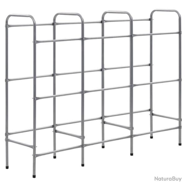 �tag�re de rangement pour 9 caisses 145 x 33 x 116 cm acier argent� 02_0000644