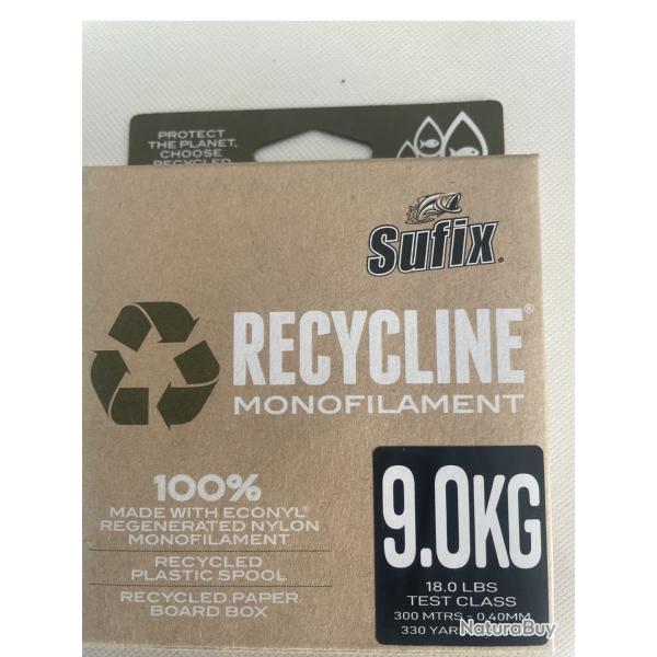 Sufix recycLine - 300 m - 0,40 mm - 9 kg - SRC40GR300 - neuf