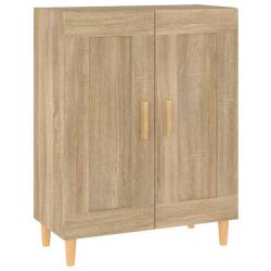 Buffet bahut commode armoire meuble de rangement organisateur cuisine salle de s&eacute;jour salon sonoma