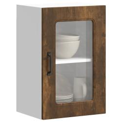 Armoire murale cuisine rangement 40 x 31 x 60 cm design moderne fonctionnelle en bois d'ing&eacute;nierie