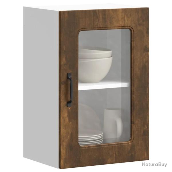Armoire murale cuisine rangement 40 x 31 x 60 cm design moderne fonctionnelle en bois d'ing�nierie