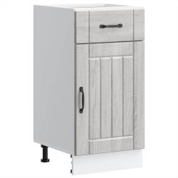 Armoire de cuisine moderne rangement pratique 40 x 46 x 81,5 cm en bois d'ing&eacute;nierie sonoma gris 02